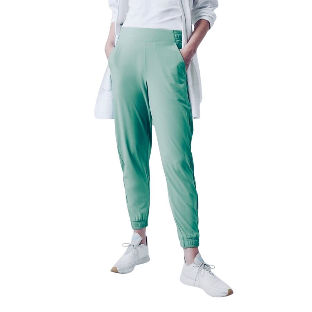 NWOT Athleta Brooklyn Joggers in Minty Green Size O/P or O Petite